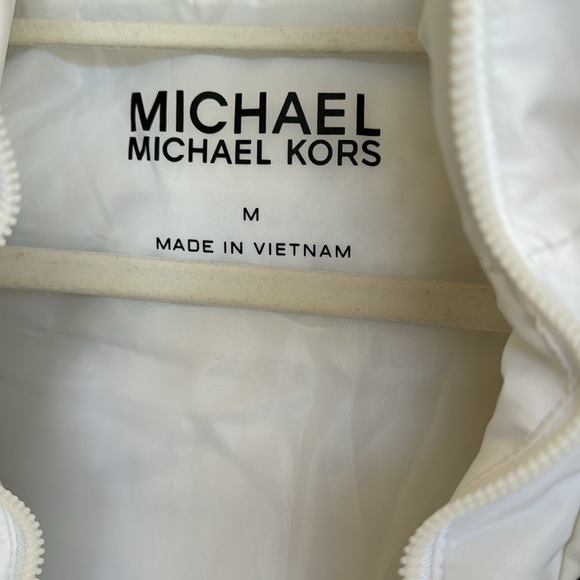 MICHAEL KORS White Rain/Snow hooded jacket - Picture 2 of 4